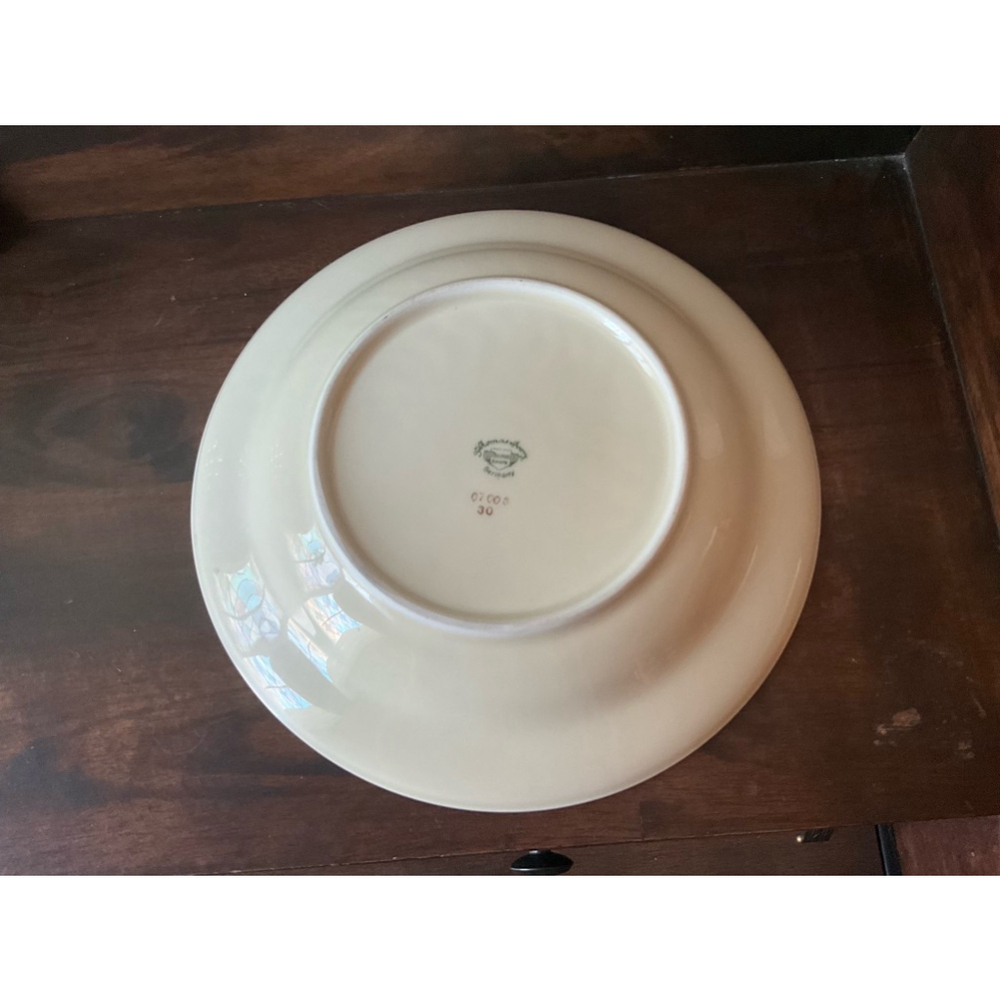 Thomas Bavarla Germany Plate, White, Floral - Vintage 1930s. Cottage core - Picture 3 of 4